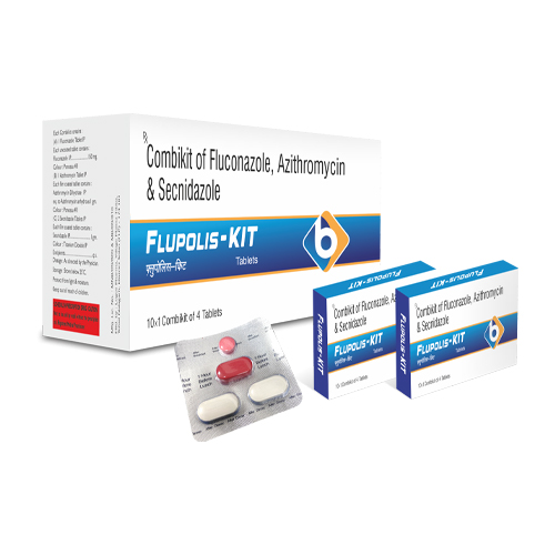 Product Name: FLUPOLIS KIT, Compositions of Combikit of fluconazole, Azithomycin & Secnidazole are Combikit of fluconazole, Azithomycin & Secnidazole - Biopolis Lifesciences Private Limited