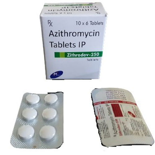 Product Name: Zithrodov 250, Compositions of Azithromycin are Azithromycin - Mondove Biotech Pvt Ltd