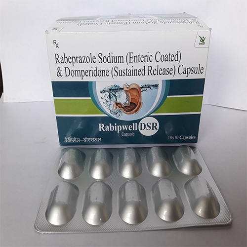 Product Name: Rabipwell DSR , Compositions of are Rabeprazole Sodium (Enteric Coated) & Domperidone (Sustained Release) Capsule  - Everwell Pharma Private Limited