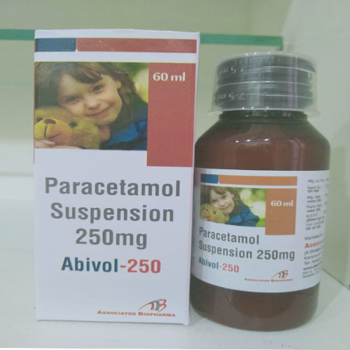 Product Name: Abivol 250, Compositions of Abivol 250 are Paracetamol - Associated Biopharma