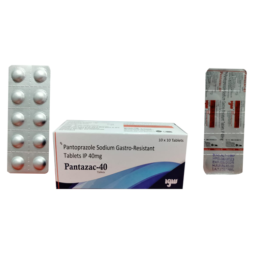 Product Name: PANTAZAC 40, Compositions of PANTAZAC 40 are Pantoprazole Sodium Gastro-Resistant Tablets IP 40mg - Access Life Science