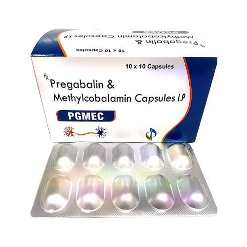 Product Name: PGMEC, Compositions of PGMEC are Pregabalin & Methylcobamin Capsules I.P - Insta Care Lifesciences