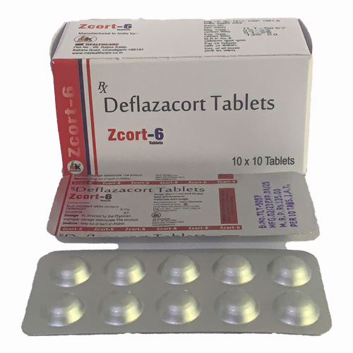 Product Name: Zcort 6, Compositions of Zcort 6 are Deflazacort Tablets - MK Healthcare