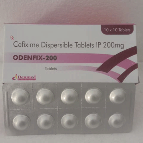 Product Name: Odenfix 200, Compositions of Cefixime Dispersible are Cefixime Dispersible - Denmed Pharmaceutical