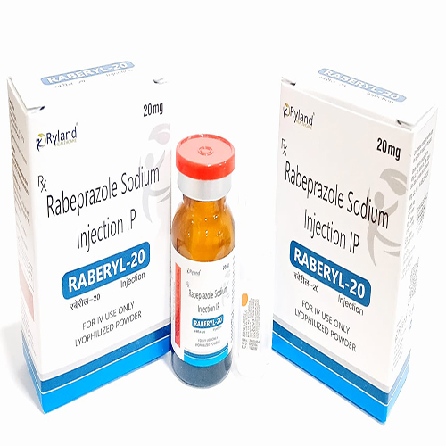 Product Name: RABERYL 20, Compositions of Rabeprazole Sodium injection IP are Rabeprazole Sodium injection IP - Ryland Health Care