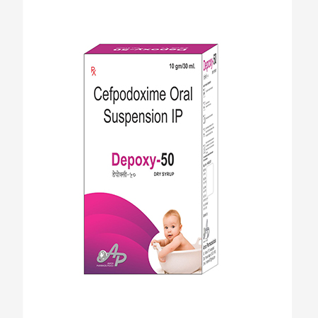 Product Name: Depoxy 50, Compositions of Depoxy 50 are Cefpodoxime Oral Suspension IP - Anrox pharmaceuticals