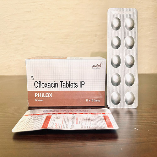 Product Name: Philox, Compositions of Philox are Ofloxacin Tablets Ip - Guelph Healthcare Pvt. Ltd