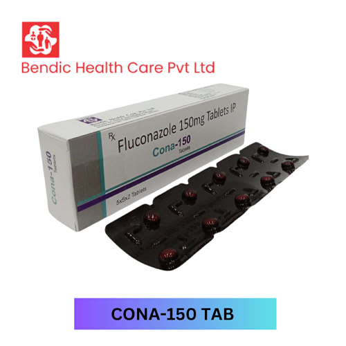 Product Name: CONA 150, Compositions of Fluconazole 150mg Tablets IP  are Fluconazole 150mg Tablets IP  - Bendic Healthcare Private Limited