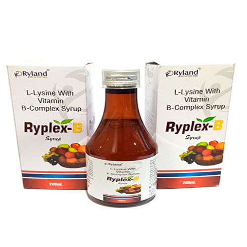 Product Name: Ryplex B, Compositions of Ryplex B are L-Lysine With Vitamin B -Complex Syrup  - Ryland Health Care