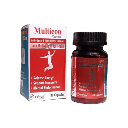 Product Name: Multieon, Compositions of Multieon are Multivitamin & Multimineral Capsules - Mednus Healthcare