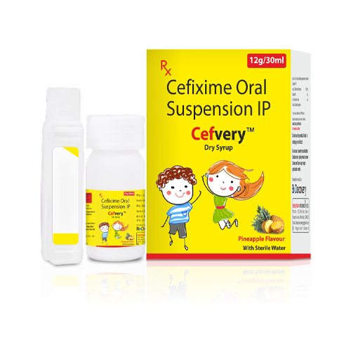 Product Name: Cefvery, Compositions of are Cefixime Oral Suspension IP - Biodiscovery Lifesciences Private Limited