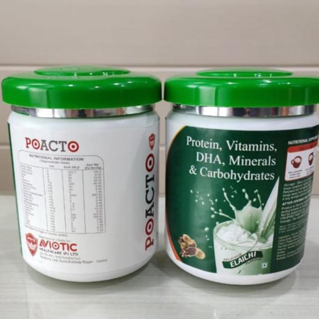 Product Name: Poacto, Compositions of are Protein,Vitamins , DHA, Minerals & Carbohydrates - Aviotic Healthcare Pvt. Ltd