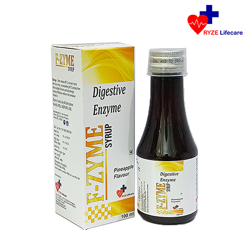 Product Name: F Zyme Syrup , Compositions of Digestive Enzyme  are Digestive Enzyme  - Ryze Lifecare
