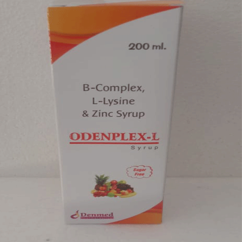 Product Name: Odenplex L, Compositions of B Complex, L Lysine & Zinc are B Complex, L Lysine & Zinc - Denmed Pharmaceutical