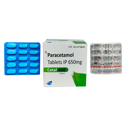 Product Name: CETAL 650, Compositions of Paracetamol Tablets IP 650 mg are Paracetamol Tablets IP 650 mg - Access Life Science