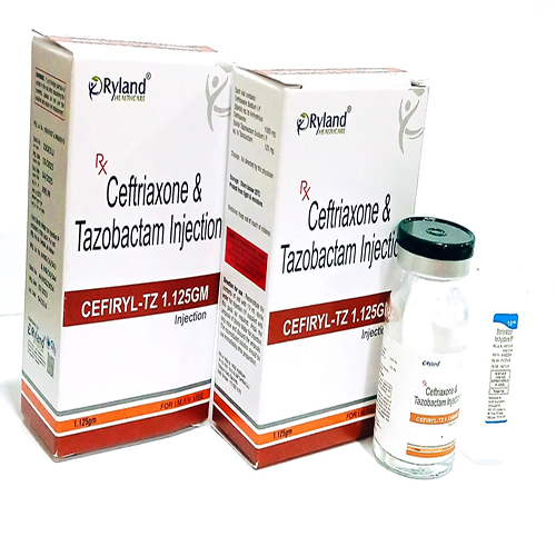 Product Name: Cefiryl TZ, Compositions of Ceftriaxone & Tazobactam Injection  are Ceftriaxone & Tazobactam Injection  - Ryland Health Care