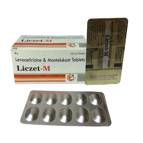 Product Name: Liczet M, Compositions of Liczet M are  - Morgen Healthcare