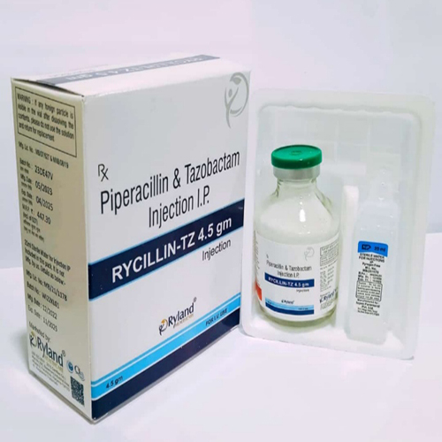 Product Name:  Rycillin TZ 4.5gm, Compositions of  Rycillin TZ 4.5gm are Piperacillin & Tazobactam Injection I.P - Ryland Health Care