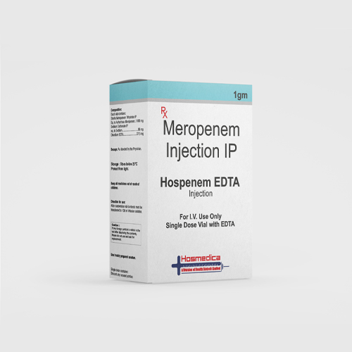 Product Name: HUSPENEM EDTA, Compositions of HUSPENEM EDTA are Meropenem Injection IP    - Health Biotech Limited