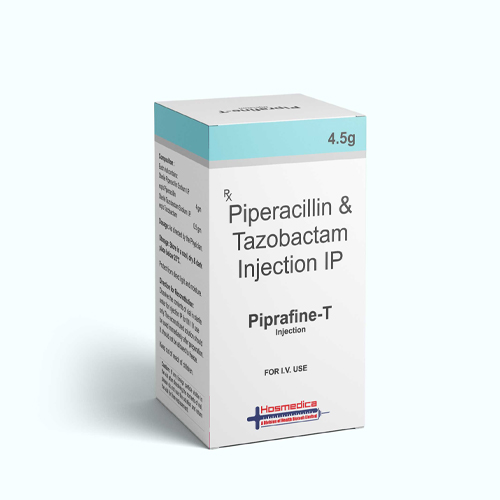 Product Name: PIPRAFINE T , Compositions of PIPRAFINE T  are Piperacillin & Tazobactam Injection IP - Health Biotech Limited