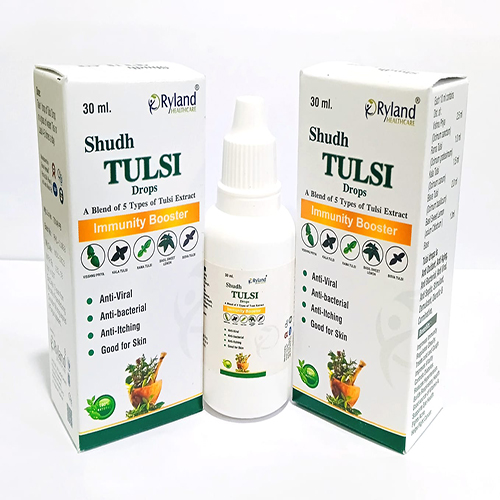 Product Name: Shudh Tulsi drops , Compositions of Shudh Tulsi drops  are A Blend of 5 Type of Tulsi Extract Immunity Booster - Ryland Health Care