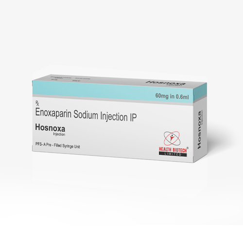 Product Name: HOSNOXA, Compositions of HOSNOXA are Enoxaparin Sodium Injection IP - Health Biotech Limited