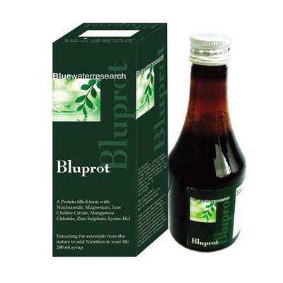 Product Name: Bluprot, Compositions of Bluprot are  - Bluewaterresearch