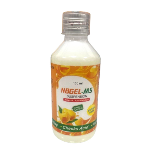 Product Name: NBGEL MS, Compositions of Antacid/Anti-flatulent are Antacid/Anti-flatulent - Biopolis Lifesciences Private Limited