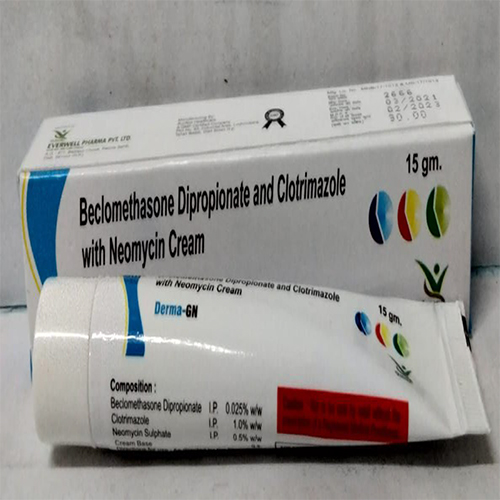 Product Name: Derma GN , Compositions of Derma GN  are Beclomethasone Dipropionate and Clotrimazole with Neomycin Cream  - Orange Biotech Private Limited