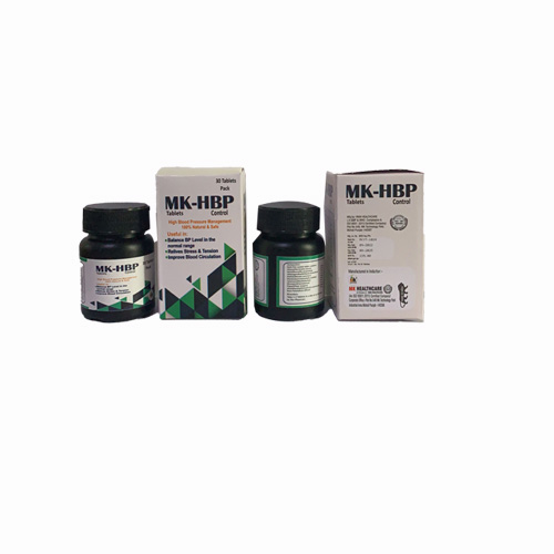 Product Name: MK HBP, Compositions of High Blood Pressure Management 100% Natural & Safe are High Blood Pressure Management 100% Natural & Safe - MK Healthcare