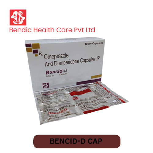 Product Name: BENCID D, Compositions of BENCID D are Omeprazole And Domperidone Capsules IP - Bendic Healthcare Private Limited