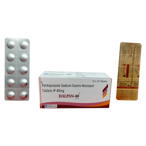 Product Name: HALPAN 40, Compositions of HALPAN 40 are Pantoprazole Sodium Gastro-Resistant Tablets IP 40mg - Access Life Science