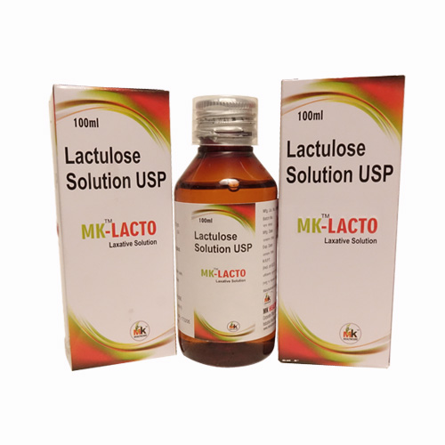 Product Name: MK LACTO, Compositions of MK LACTO are Lactulose Solution USP - MK Healthcare