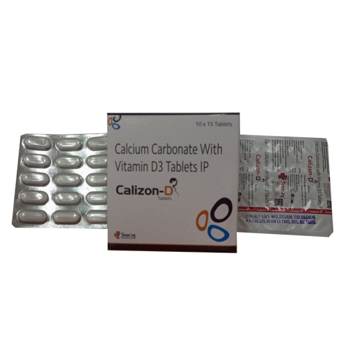 Product Name: CALIZON D, Compositions of Calcium Carbonate With Vatimin D3 Tablets IP are Calcium Carbonate With Vatimin D3 Tablets IP - Access Life Science