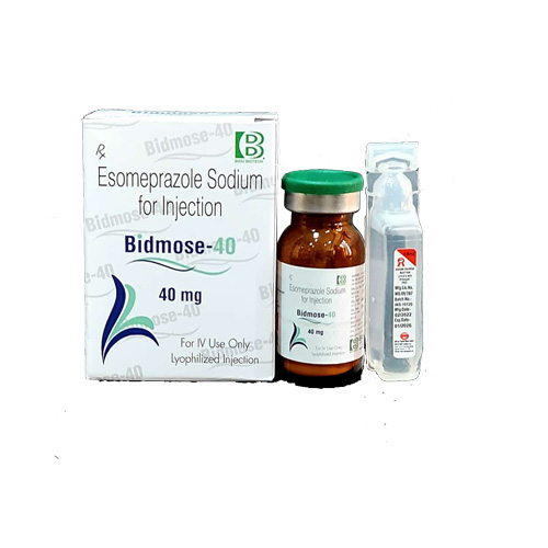 Product Name: Bidmose 40, Compositions of Esomeprazole Sodium  for Injection are Esomeprazole Sodium  for Injection - Bidu Biotech