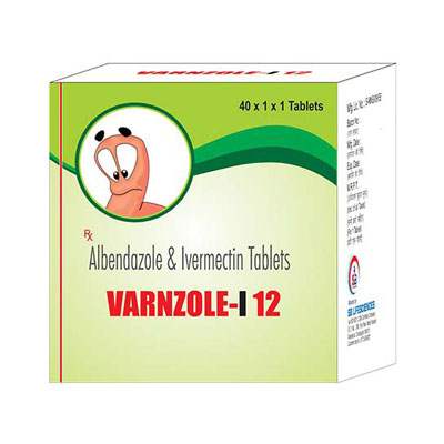 Product Name: Varnzole I 12, Compositions of Varnzole I 12 are Albendazole & Lvermectin Tablets - SB LIFESCIENCES