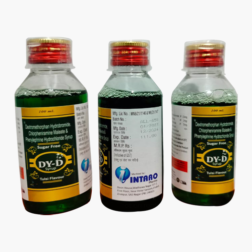 Product Name: DY D, Compositions of DY D are Dextromethorphan Hydrobromide chlorpheniramine Maleate & Phenylephrine Hydrochloride Syrup - Access Life Science