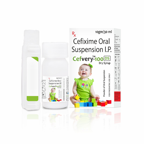 Product Name: Cefvery 100DS, Compositions of Cefvery 100DS are Cefixime Oral Suspension I.P - Biodiscovery Lifesciences Private Limited