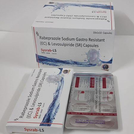 Product Name: SYSRAB LS, Compositions of SYSRAB LS are Rabeprazole Sodium Gastro Resistant - Gemed Lifesciences Pvt. Ltd