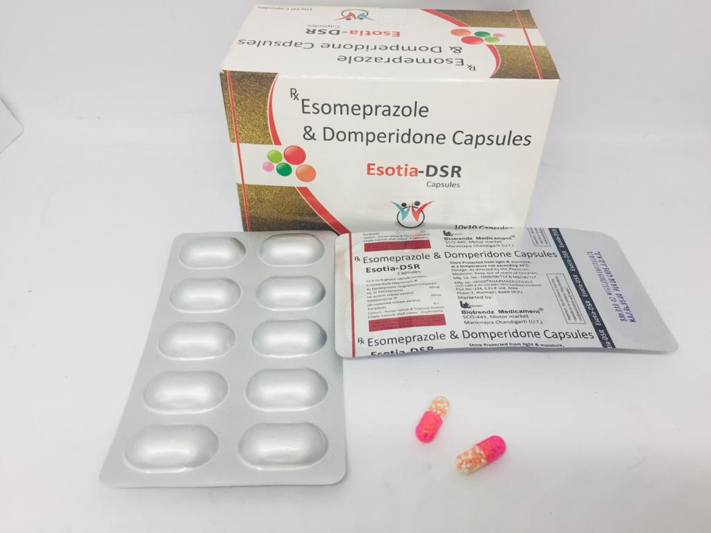 Product Name: Esotia DSR, Compositions of Esotia DSR are  - Vadsp Pharmaceuticals