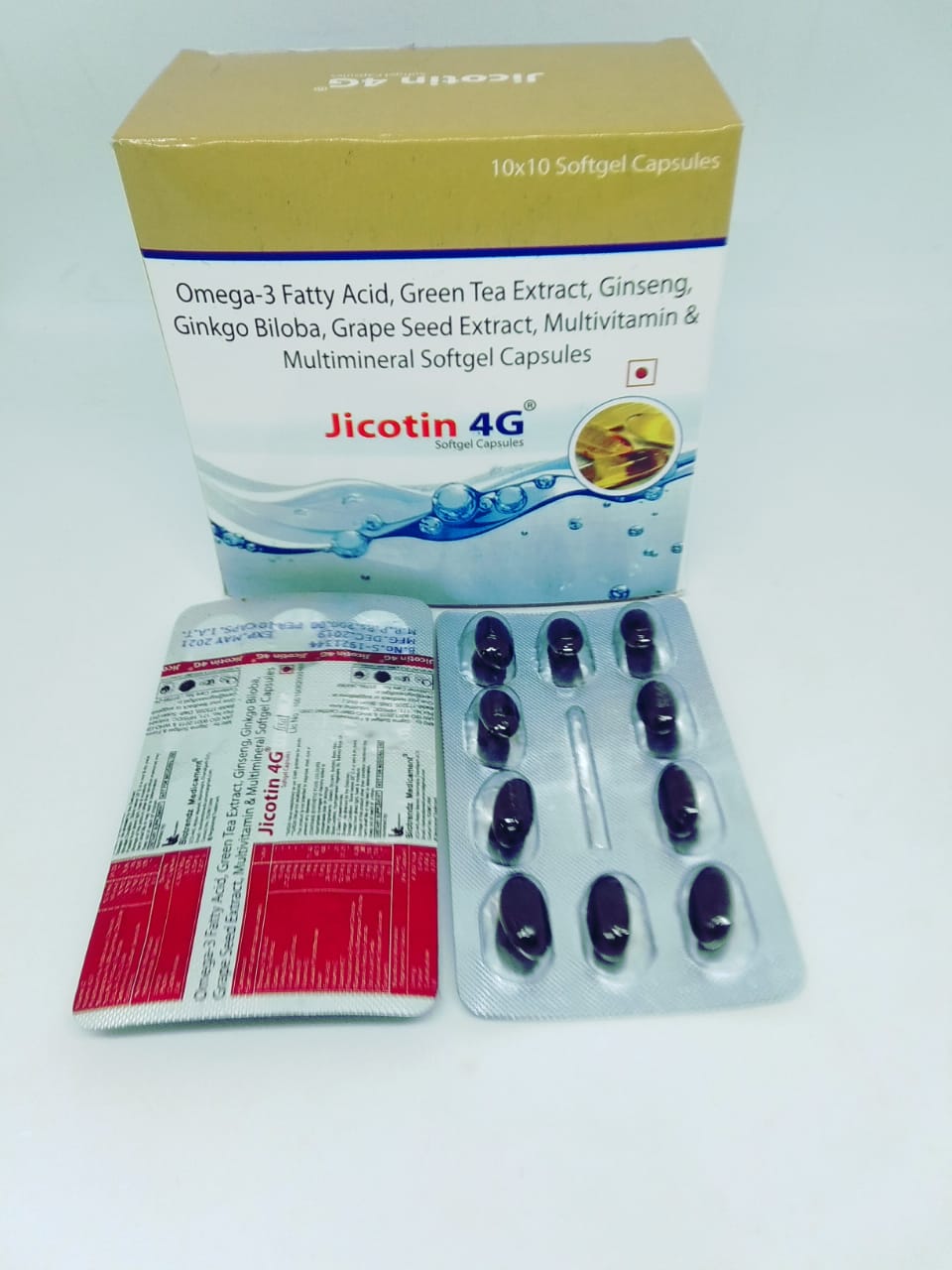 Product Name: Jicotin 4g, Compositions of Jicotin 4g are  - Vadsp Pharmaceuticals