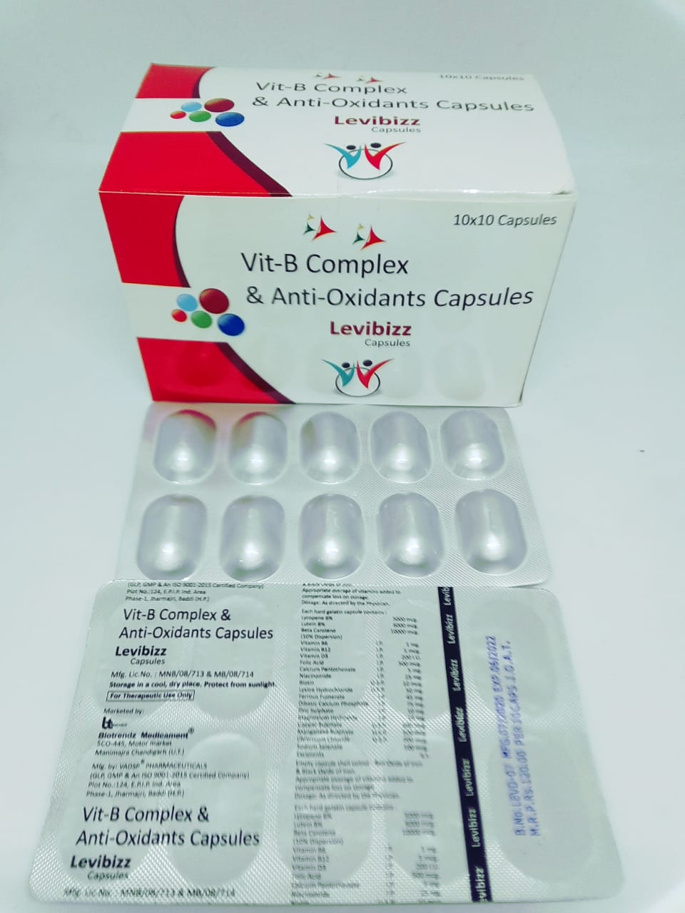 Product Name: Levibizz Capsules, Compositions of Levibizz Capsules are  - Vadsp Pharmaceuticals